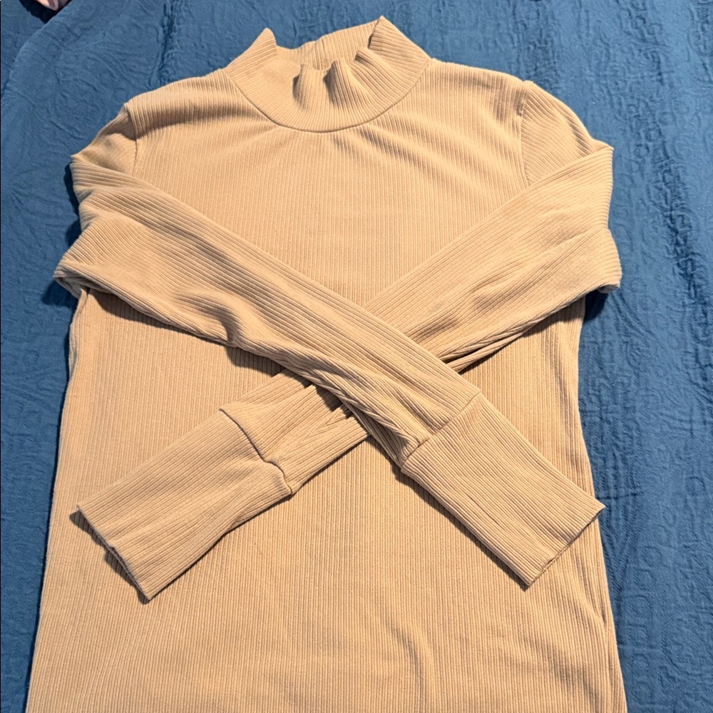 J. Crew Tan Short Sleeve Top